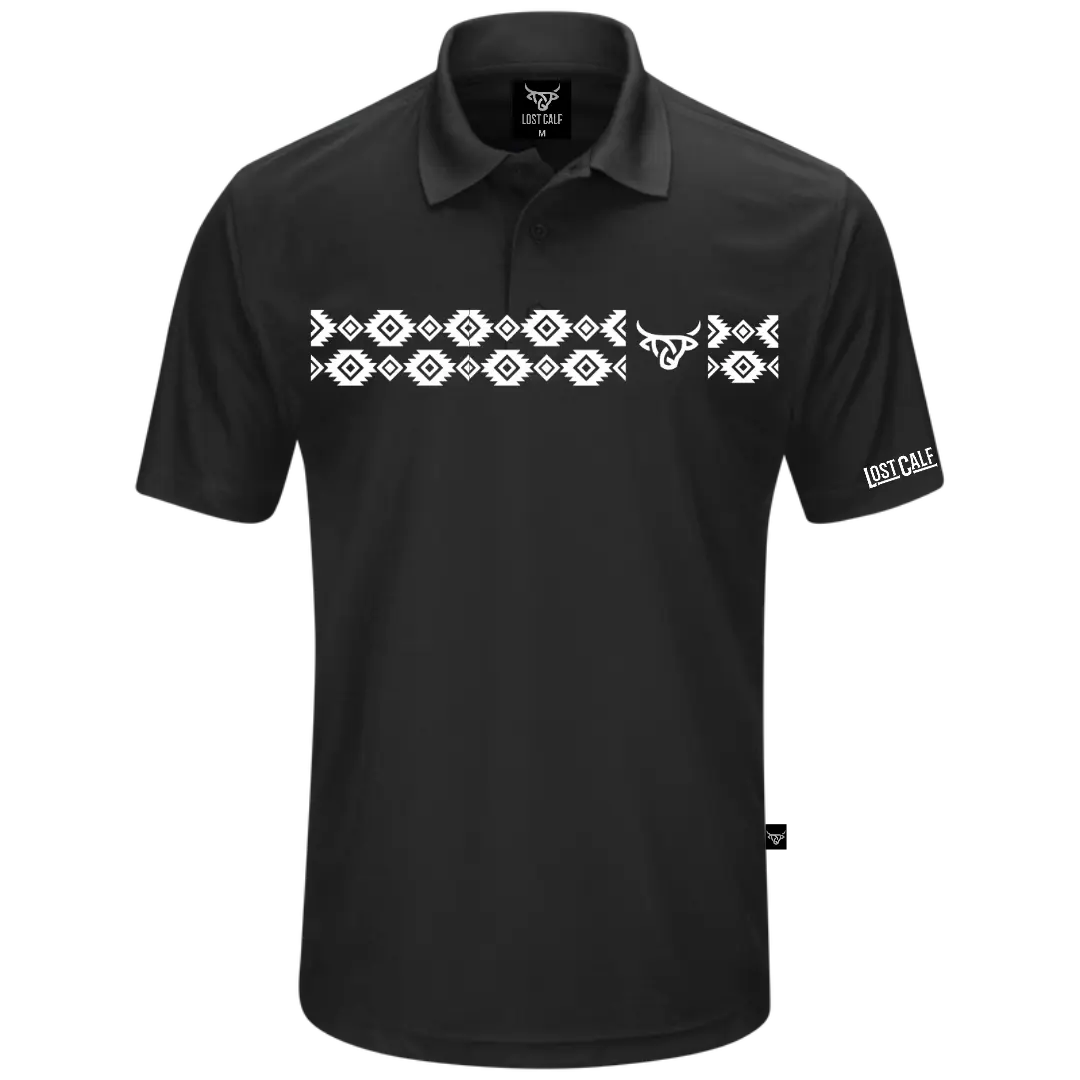 Aztec Polo - Black