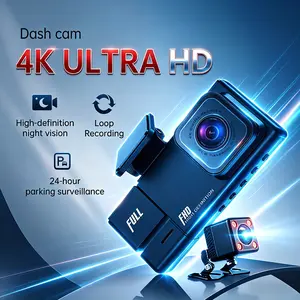 Advanced 4K Dash Cam Front Camera Smart Loop Recording 24 Hour Parking Mode Super Night Vision with F2 0 Aperture Free 32GB Card Wi Fi App Connection 2160P for Cars Driving Safety tiktokshopspringglowup