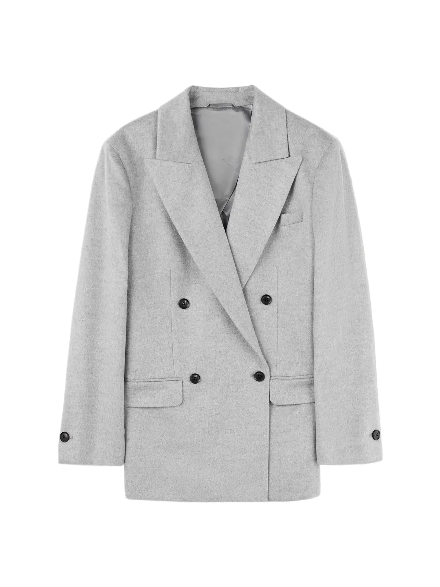 Double-Breasted Cashmere Blazer