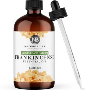 NaturoBliss Pure Frankincense Essential Oil 4oz | Aromatherapy & Skin Care Essential Oil