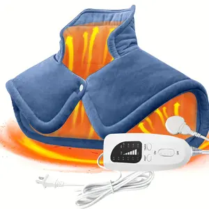 Tanlook Graphene Neck & Shoulder Heating Pad Wearable Heated Shawl with 6 Heat Levels Auto-Off Portable for Home Office & Travel Ideal Winter Gift Machine Washable Do Not Tumble Dry