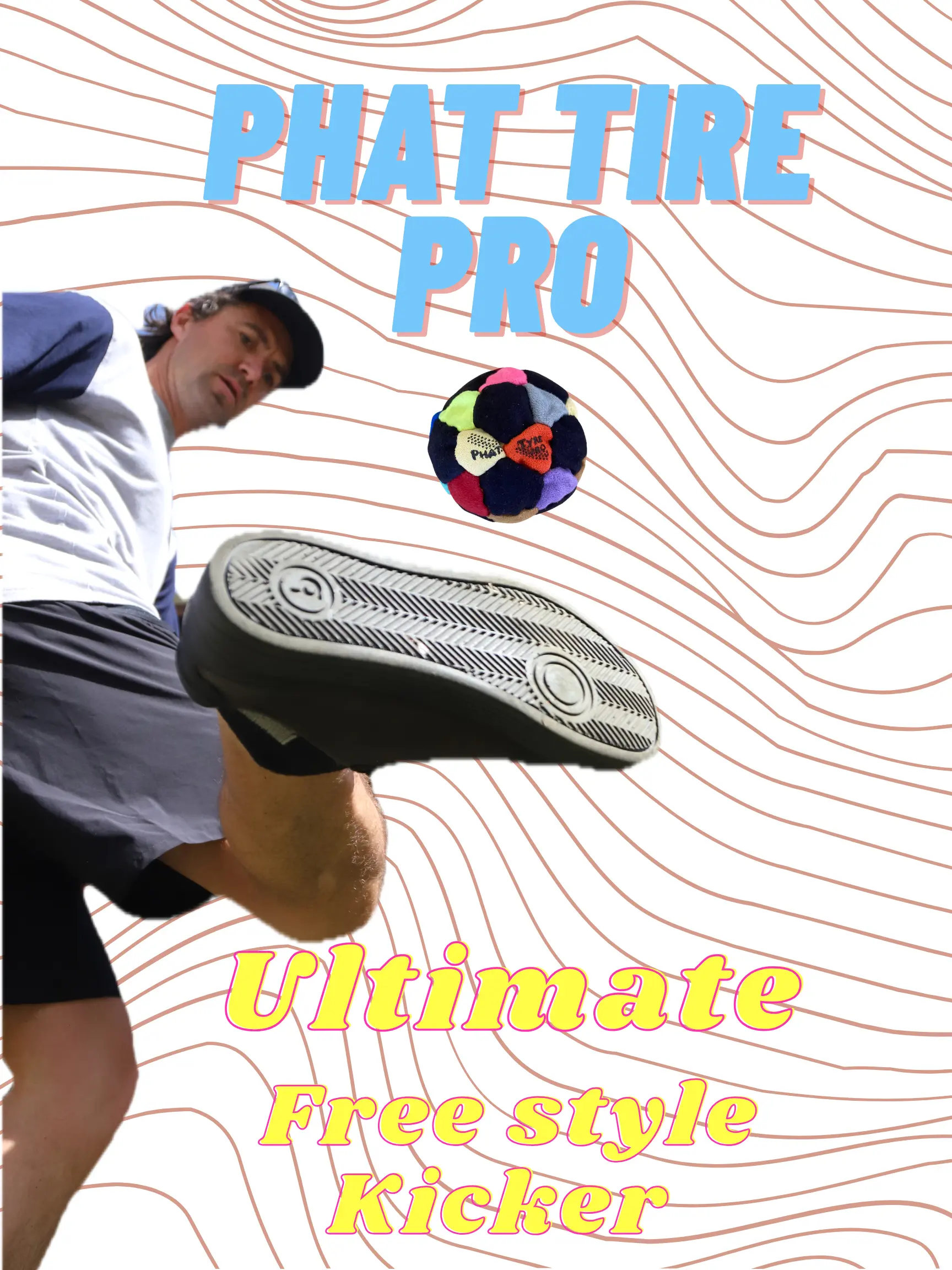 Dirtbag Phat Tyre Pro 32 Panel Footbag - TikTok Shop