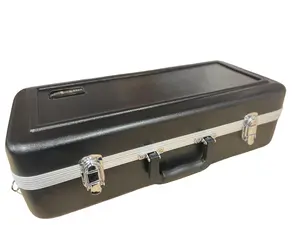 Wisemann ABS Trumpet Case for Bb Trumpet Durable One-Piece Press-Casting Technique Protective Accessory Secure Transport