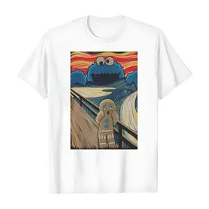 Gingerbread Cookie Monster Scream Men Women Unisex T Shirt