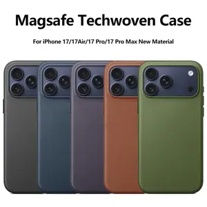 iPhone 17 Pro Max Techwoven Case, High-Quality Magsafe Wireless Charging Compatible, Protective Phone Cover for 17 Pro Max
