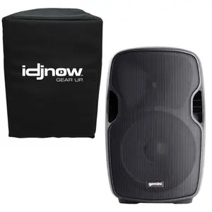 Gemini AS-1500P Active Speaker with 15" Woofer, Wheels, & Free IDJNow Speaker Cover
