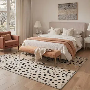 【Deals For You Days】GENIMO Soft Area Rug Machine Washable Pet Friendly Non Slip Floor Carpet for Living Room Bedroom Hallway Kitchen Decor Entryway Decor,ARC5702-OCHRE LINEN