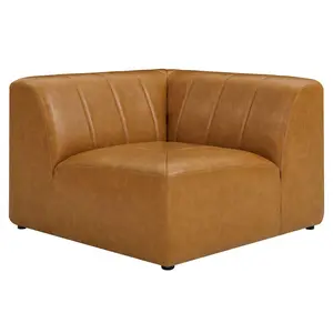 Modway Bartlett Vegan Leather Corner Chair