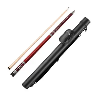 Viper 50-9956 Sinister Series Cue with Wrap & Casemaster Q-Vault Supreme Black Cue Case, Red