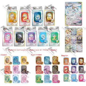 Pokémon Chinese Scarlet & Violet CSV9.5C Eeveelutions Collection Gift Box - Sylveon, Umbreon, Eevee (Terastal Gathering 2 Packs, Damage Counter Box, Metal Decorative Magnet)
