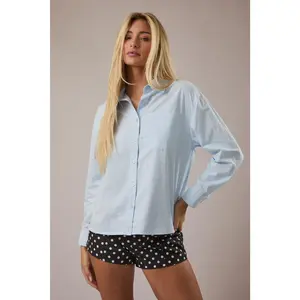 Lily Light Blue Button Down
