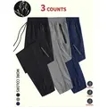 URMCZ Men's Fitted Woven Athletic Jogger Pants - Lightweight, Breathable, Comfy, Quick Dry, Zipper Pockets, Fashion Streetwear, Machine Washable, Grey, Ideal for Gym, Spring-Autumn, Gifts for Him,sohochic