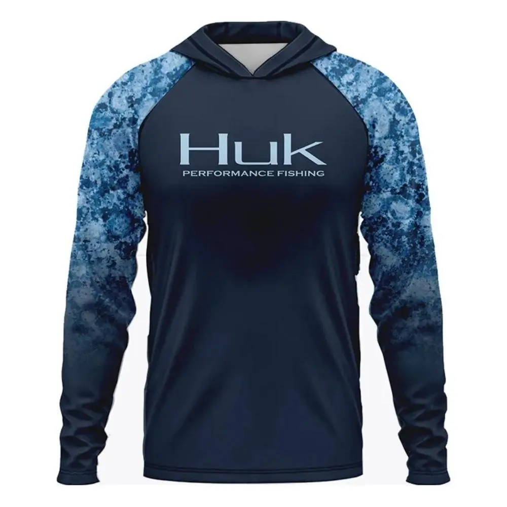 Men's Full-Sleeves Hooded Sports Outdoor Outerwear - Lightweight Sun-Protection UV-Resistant Casual Coat