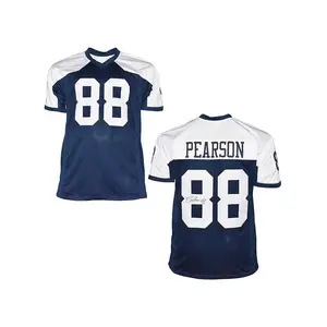 Drew Pearson Autographed Dallas Pro Style Thanksgiving Football Jersey (JSA)