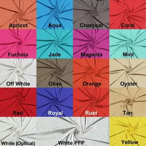 Jersey Slub Rayon Fabric by the Yard 130 GSM- Soft Stretch Knit Sewing Fabric, Rayon, Lightweight Apparel Top Blouse Craft DIY Many Colors