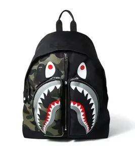 Bape Shark Backpack Green Camo/Black