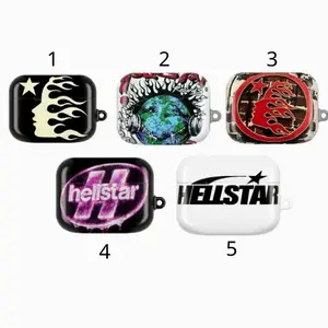 He.llstar Airpod Case, Trending Street Style Airpods Case Cover For Airpods 1,2,3,4, Airpods Pro 1, 2, 3