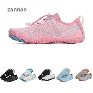 Women's men's wide toe slippers with dynamic anti slip outsole, breathable barefoot shoes, water sports beach shoes