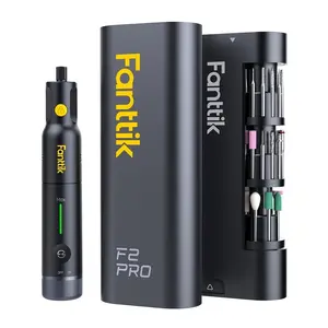 【FathersDayGift】Kit de Herramienta Rotativa Inalámbrica Fanttik F2 PRO / F2 Master 4V, Motor Magnético Potente, 5 Velocidades, 25,000 RPM, 55 Accesorios para Lijar, Pulir, Perforar, Tallar y Cortar, Incluye Brocas, para Impresora 3D y DIY