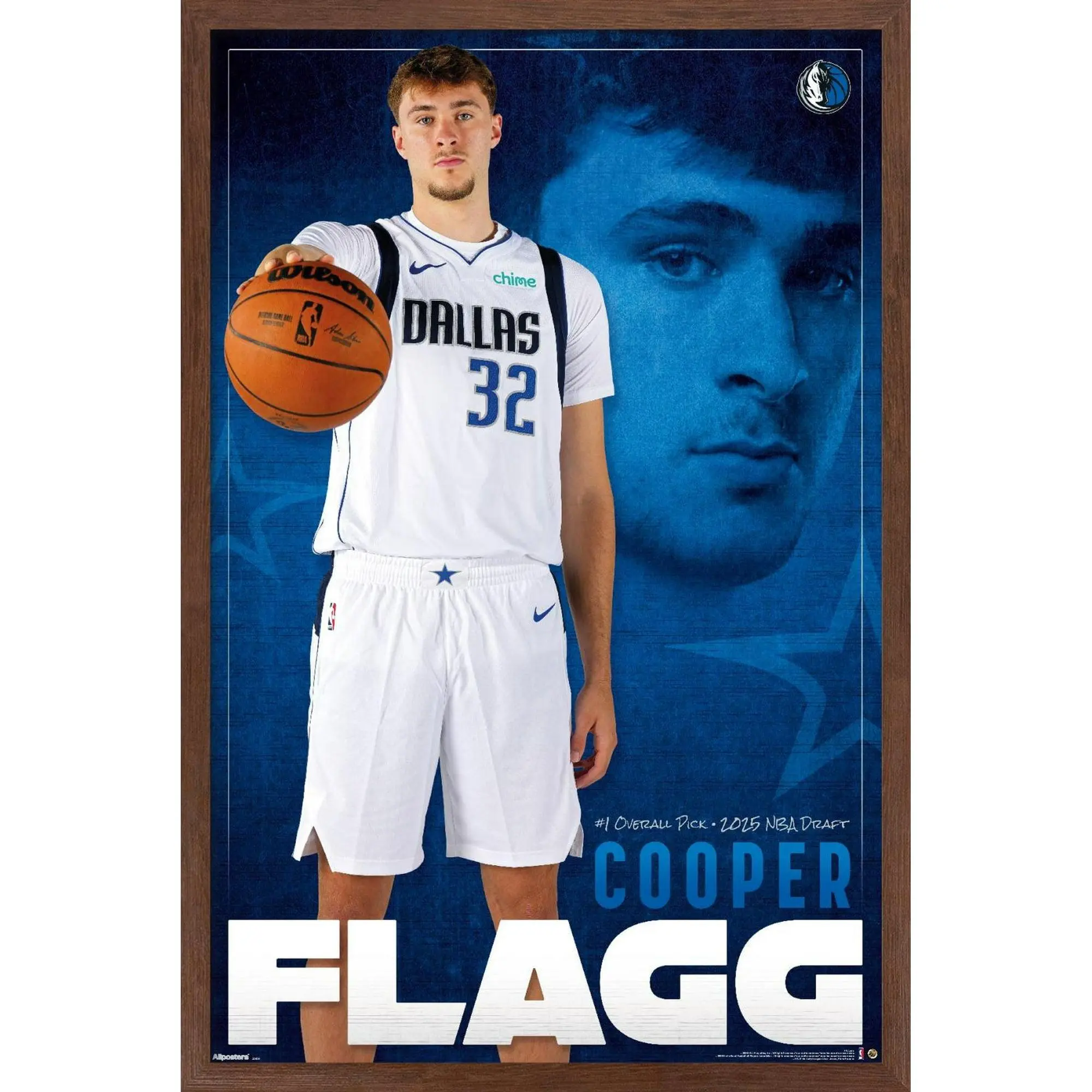 NBA Dallas Mavericks - Cooper Flagg 25 Wall Poster