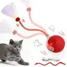 Interactive Ball Toy for Cats & Small Dogs(Not suitable for large dogs) - USB Rechargeable, 100g, Motion-Activated Instant Play, Auto-Roll, Bird Chirping & Lights, Prevents Boredom, Anti-Depression Aid Pet Gift
