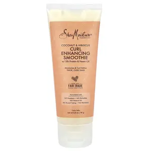 SheaMoisture Curl Enhancing Smoothie with Silk Protein & Neem Oil, Coconut & Hibiscus, 3.2 oz (91 g)