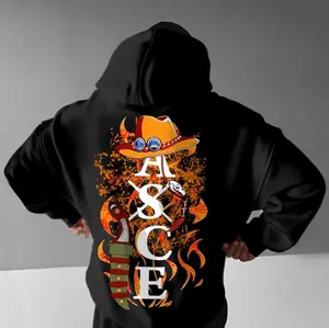 Ace's Symbol Graphic Hoodie, Portgas D Ace T-Shirt, Anime One Pie Sweatshirt, Anime Shirt, Manga Shirt, Gift for Anime Lovers