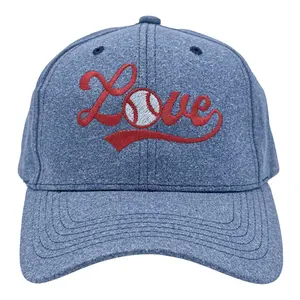 Love Baseball Script Hat Cute Summer Sports Lover Cap Funny Hats Funny Baseball  Novelty Caps for Men Standard