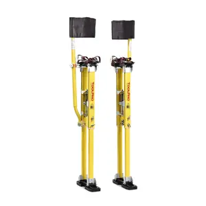 ToolPro Professional Grade 36 - 48 in.  Adjustable Magnesium Drywall Stilts - for Drywall Installation, Painting, and More.