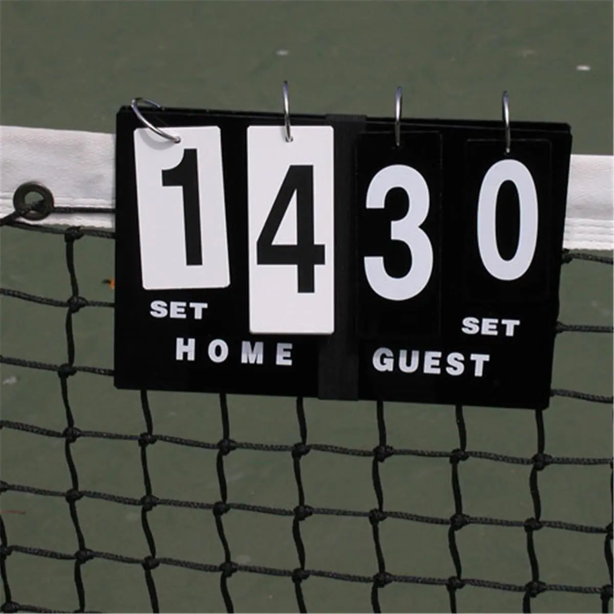 212 MAIN Quick Score Portable Flip Card Scoreboards, Set of 4 Scorekeepers for Basketball, Offcourt Tennis