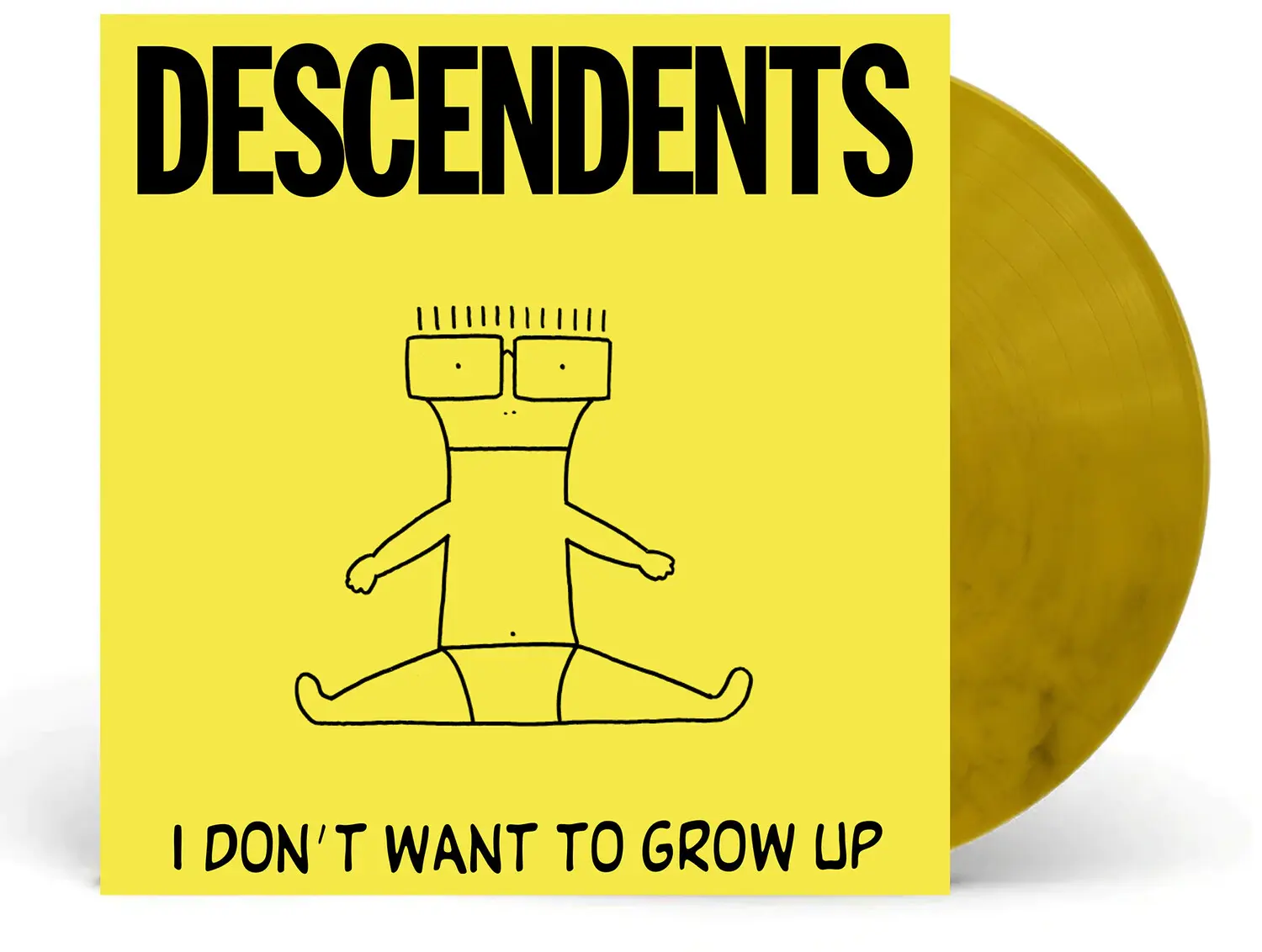 Descendents Band - I Don't Want to Grow Up LP (Long Play) Vinyl Records, 14 Songs, 2025 Release, Limited Edition Yellow Colored Rock Music Vinyl