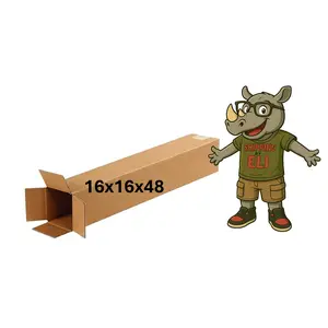 16x16x48 (200 lb strength) | SINGLE CARDBOARD BOX | TALL
