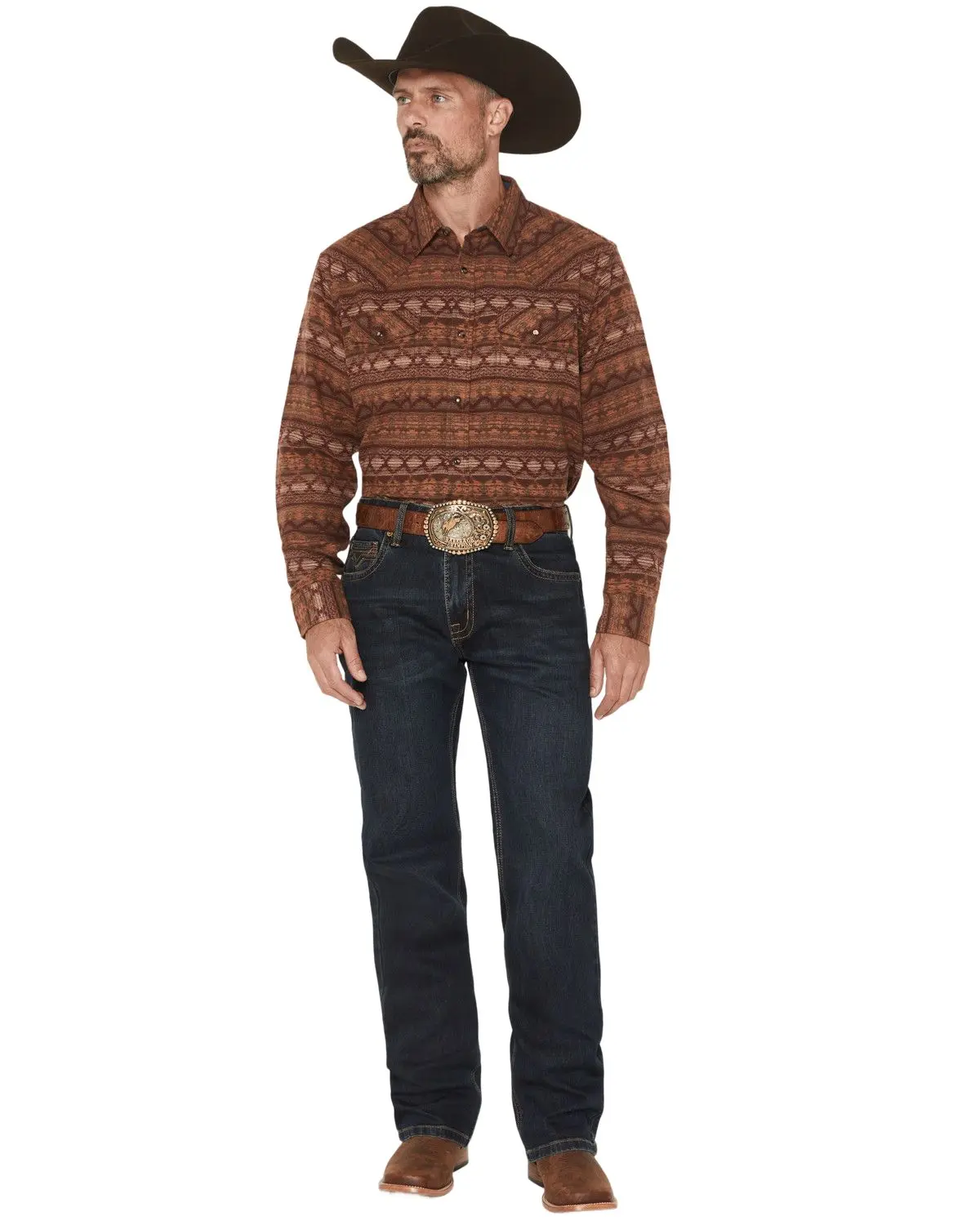 Rock & Roll Denim Men's And Men'S Dark Wash Double Barrel Relaxed Straight Reflex - Bm0sd08006