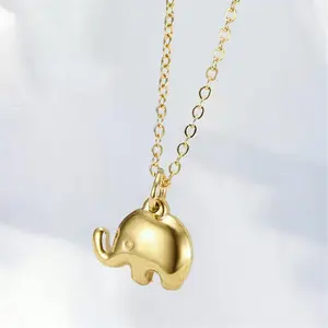 1pc Cute Elephant Design Women's Fashionable Pendant Necklace, Suitable for Daily Gatherings and Parties, Showcasing Women's Elegance and Charm