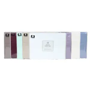 First Avenue 300 Thread Count Sheet Sets, Set: One Flat Sheet, One Fitted Sheet, and Two Pillowcases, Cotton, Size & Color Options