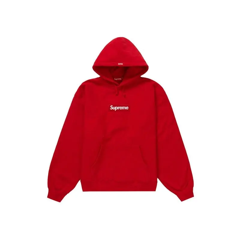 Supreme Men's Box Logo Hooded Sweatshirt (FW23) Red, from StockX