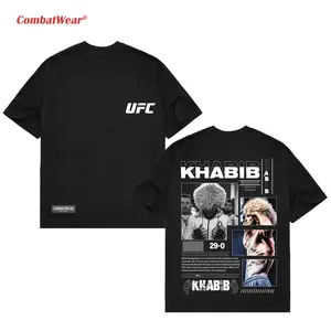 COMBATWEAR KHABIB NURMAGOMEDOV TEE, Dagestan The Eagle UFC, MMA Graphic Tee, UFC MMA Shirt, Gym Wear, Gift for Fighters, Sports Apparel