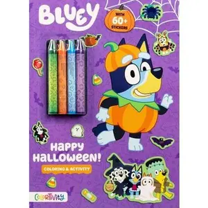 Bluey Colortivity: Happy Halloween! -- Grace Baranowski, Paperback