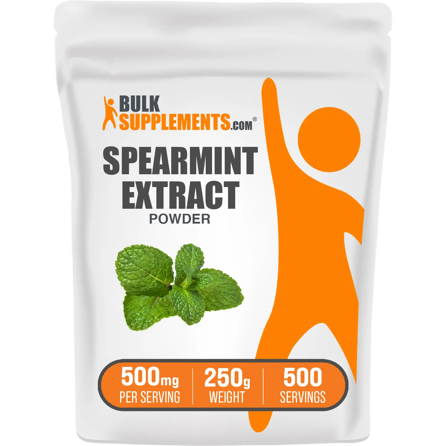 BulkSupplements Spearmint Extract Powder - Edible - Natural Antioxidants - Pure Spearmint - Tea Powders - 250g - 500mg per Serving