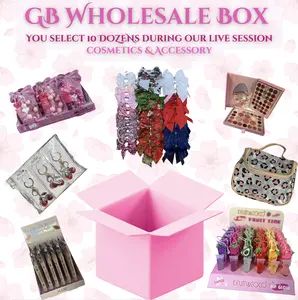 GB Wholesale Bundle Box | 10 Accessory/Cosmetic Dozens for Small Businesses & Boutiques - Affordable Bulk Prices - L