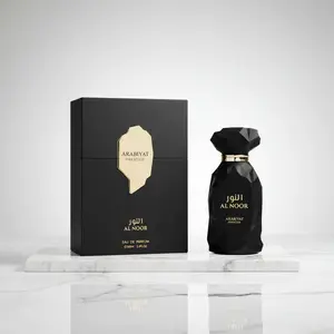 Arabiyat Prestige Al Noor Unisex Arabic Scent EDP Body Perfume Spray - Fruit-Based Oriental Spicy Woody Fragrance, Fig Heart Note, Nutmeg, Cardamom, Iris, Alcohol-Infused, 3 to 3.9 fl oz (Single Item)