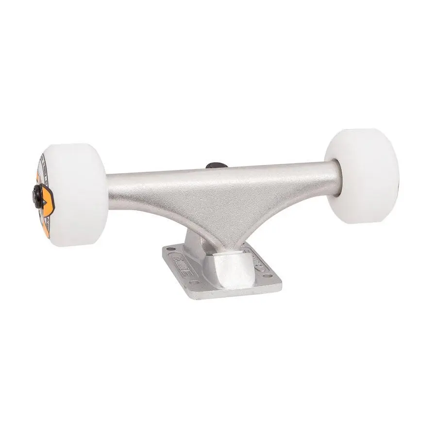 Skateboard Truck & Wheel Assembly - 120mm Bullet Truck, 53mm OJ Wheels, Compatible with Skateboard Decks