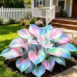 800 Rainbow Hosta Seeds – Rare Colorful Foliage Plant for Patio, Garden Beds & Outdoor Decor