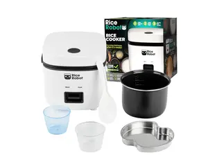 Rice Robot, Ceramic Nonstick Rice Cooker, Makes 4 ½ Cups