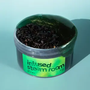 Infused Steam Room - OG Slimes 7 oz Clear x Gravel Rock Slime