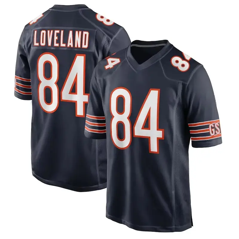 Unisex Loveland Bears Football Jersey – Draft First Round Pick Playoff Game Shirt, Navy, Fan Gift for Men & Women