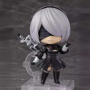 GSC Q version of clay man 1475 #Yurha 2B lady, movable face change, doll ornament, boxed figure.