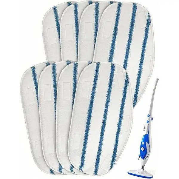 Washable Reusable Microfiber Steam Mop Pads - Durable Multi-Pack Cleaner Accessories, Compatible with 10-in-1 and 211 Steam Mops, ThermaPro Steamer for Floor Deep Cleaning