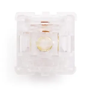 Everglide EG Aqua  Water  Linear  4pin 5pin RGB 55g 62g 67g Force mx  for Mechanical Keyboard 50m Clear  (X70 PCS, EG 62g Aqua  )