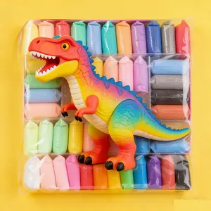 Air Dry Clay Kit, 24 Colors Modeling Clay Set with Tools, Ultra Light & Safe, Perfect Gift for Kids, Christmas & Halloween Present Idea